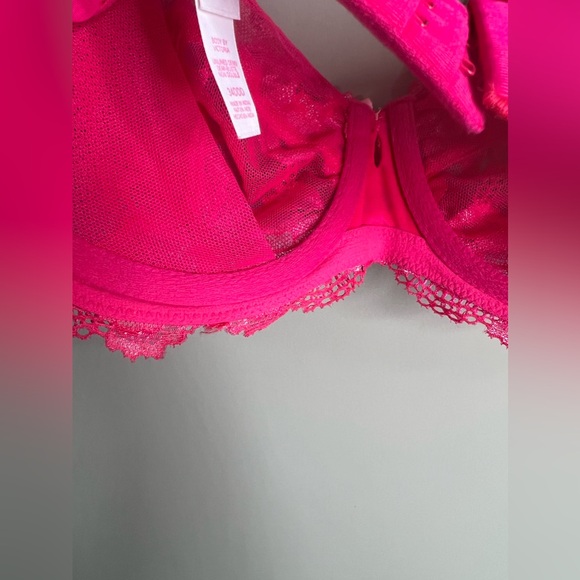 Victoria’s Secret body by Victoria unlined Demi 34DDD hot pink - Picture 6 of 8